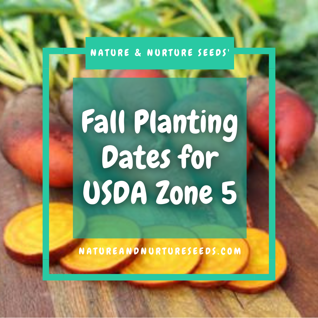 The complete guide to Fall planting dates for zone 5.